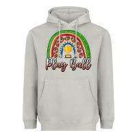 Moon Dust Play Ball Football Rainbow Heavyweight Hoodie - CowhideDigitalArt