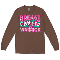 Chestnut Breast Cancer Warrior Long Sleeve Tee - texasbilliewilder