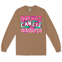 Toasted Coconut Breast Cancer Warrior Long Sleeve Tee - texasbilliewilder