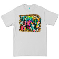 Dove Grey life is better in flip flops Premium Tee - JahusDesignShop