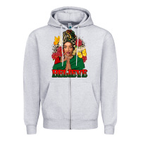 Heather Grey believe black woman Zipper Hoodie - FaDigitalArtStudio