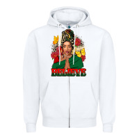 White believe black woman Zipper Hoodie - FaDigitalArtStudio