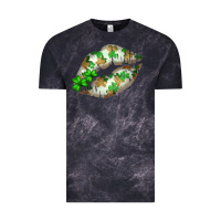 Cloud Black St. Patricks Day White Lips Vintage Tee - Bettercallsaul