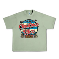 Oil Green Christmas Vibes Urban Heavy Tee - Bettercallsaul