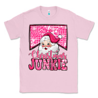 Bubblegum Pink pink Christmas junkie Santa Claus Classic Tee - Jasminsmagicworld