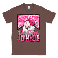 Chestnut pink Christmas junkie Santa Claus Classic Tee - Jasminsmagicworld