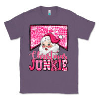 Lavender pink Christmas junkie Santa Claus Classic Tee - Jasminsmagicworld