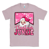 Lilac pink Christmas junkie Santa Claus Classic Tee - Jasminsmagicworld
