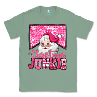 Sage pink Christmas junkie Santa Claus Classic Tee - Jasminsmagicworld