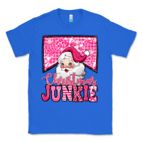 True Royal pink Christmas junkie Santa Claus Classic Tee - Jasminsmagicworld