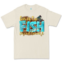 Bone born to fish forced to work Premium Tee - NancyCooperArtShop