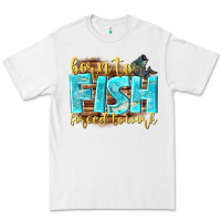 White born to fish forced to work Premium Tee - NancyCooperArtShop