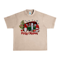 French Oak merry christmas gnome caravan Urban Heavy Tee - JahusDesignShop