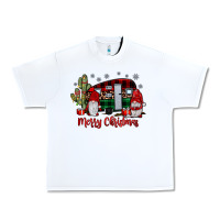 White merry christmas gnome caravan Urban Heavy Tee - JahusDesignShop