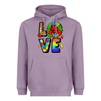 Lavender autism love Heavyweight Hoodie - LillyAllenDesigns
