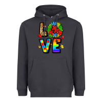 Smoke autism love Heavyweight Hoodie - LillyAllenDesigns