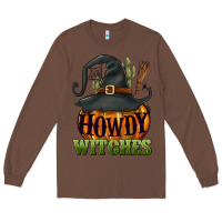 Chestnut Howdy witches Long Sleeve Tee - NancyCooperArtShop