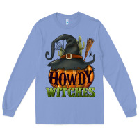 Colony Blue Howdy witches Long Sleeve Tee - NancyCooperArtShop