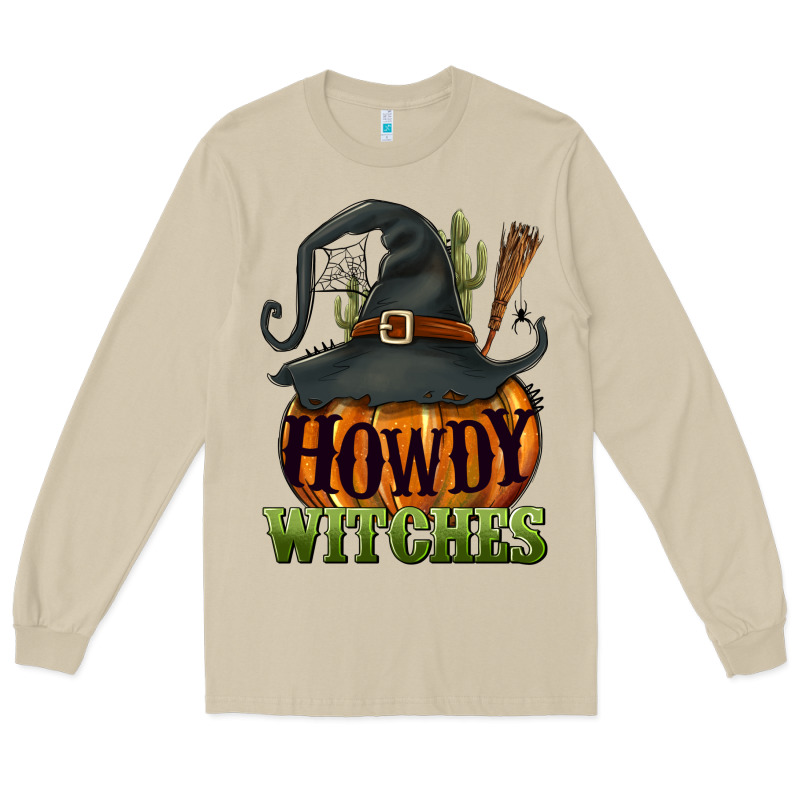 Howdy Witches Long Sleeve Tee by NancyCooperArtShop | Teevron