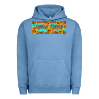 Pigment Pebble Blue Welcome Fall Urban Hoodie - Artiststas