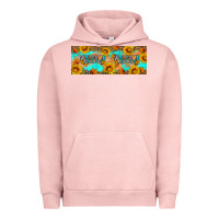 Pigment Salmon Welcome Fall Urban Hoodie - Artiststas