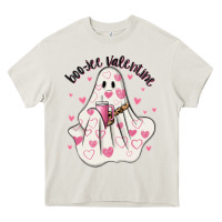 Cream boo jee valentine Heavy Core Tee - MaliasSmallBusiness
