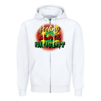 White Feeling blacknificent Zipper Hoodie - FaDigitalArtStudio