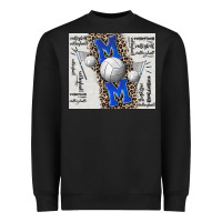 Black volleyball mom blue mother's day Heavyweight Sweatshirt - CowGirlArtShop