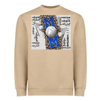 Volleyball Mom Blue Mother's Day Heavyweight Sweatshirt | Teevron