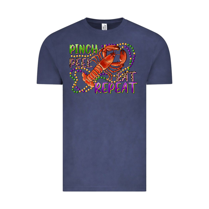 Pinch Peel Eat Repeat Crawfish Vintage Tee by RanaPortraitStore | Teevron