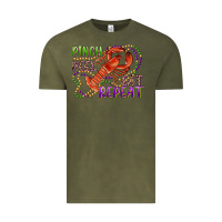 Vintage Olive pinch peel eat repeat crawfish Vintage Tee - RanaPortraitStore