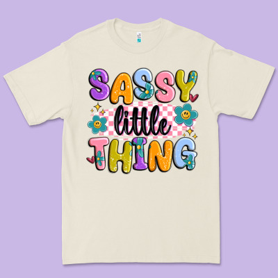 Sassy Little Thing Premium Tee Designed By Maliassmallbusiness