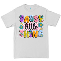 Dove Grey sassy little thing Premium Tee - MaliasSmallBusiness