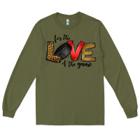 Army Green for the love of the game ice hockey Long Sleeve Tee - Jasminsmagicworld
