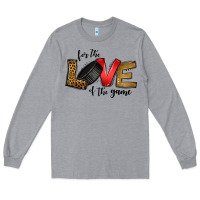 Heather Grey for the love of the game ice hockey Long Sleeve Tee - Jasminsmagicworld