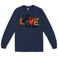 Navy for the love of the game ice hockey Long Sleeve Tee - Jasminsmagicworld