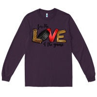 Plum for the love of the game ice hockey Long Sleeve Tee - Jasminsmagicworld