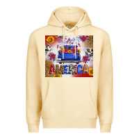 Pina Colada Fourth Of July America Truck Premium Hoodie - FaDigitalArtStudio