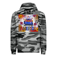 Slate Camo Fourth Of July America Truck Premium Hoodie - FaDigitalArtStudio