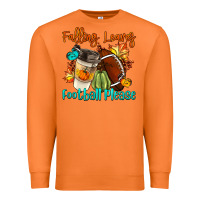 Carrot Falling Leaves Football Please Premium Sweatshirt - LillyAllenDesigns