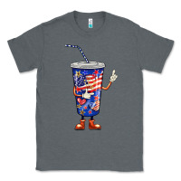 Charcoal Heather 4th of july coca Classic Tee - BarkalooDesign