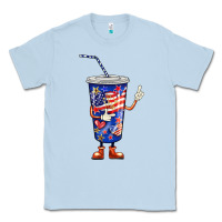Dusty Blue 4th of july coca Classic Tee - BarkalooDesign