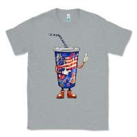 Heather Grey 4th of july coca Classic Tee - BarkalooDesign