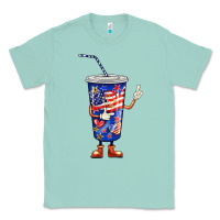 Seafoam 4th of july coca Classic Tee - BarkalooDesign