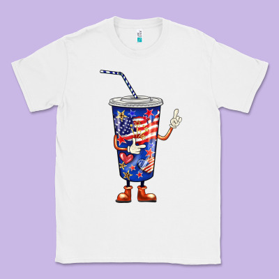 4th Of July Coca Classic Tee Designed By Barkaloodesign