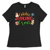 Black cookie baking crew Ladies Tee - MaliasSmallBusiness