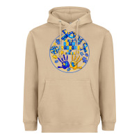 Mushroom World Down Syndrome Day Heavyweight Hoodie - CowhideDigitalArt