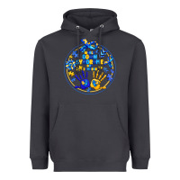 Smoke World Down Syndrome Day Heavyweight Hoodie - CowhideDigitalArt