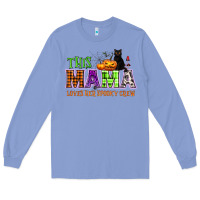 Colony Blue This mama loves her spooky crew Long Sleeve Tee - NancyCooperArtShop