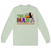 Matcha This mama loves her spooky crew Long Sleeve Tee - NancyCooperArtShop